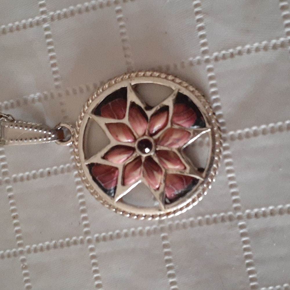 Homemade necklace from craft show